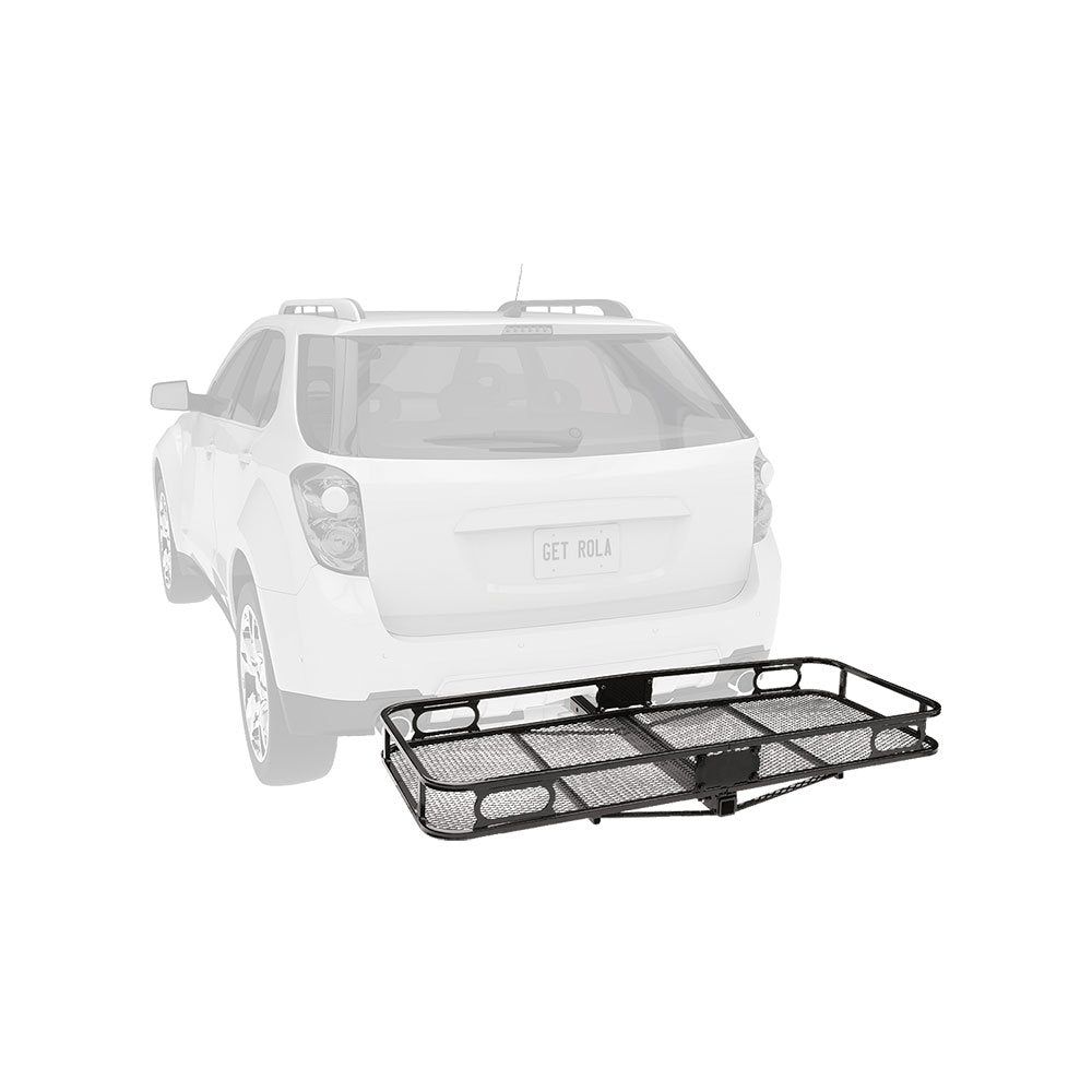 Pro Series Cargo Carrier Basket - 2 In. Hitch, Explore Rainproof Bag & Light Kit - VMInnovations