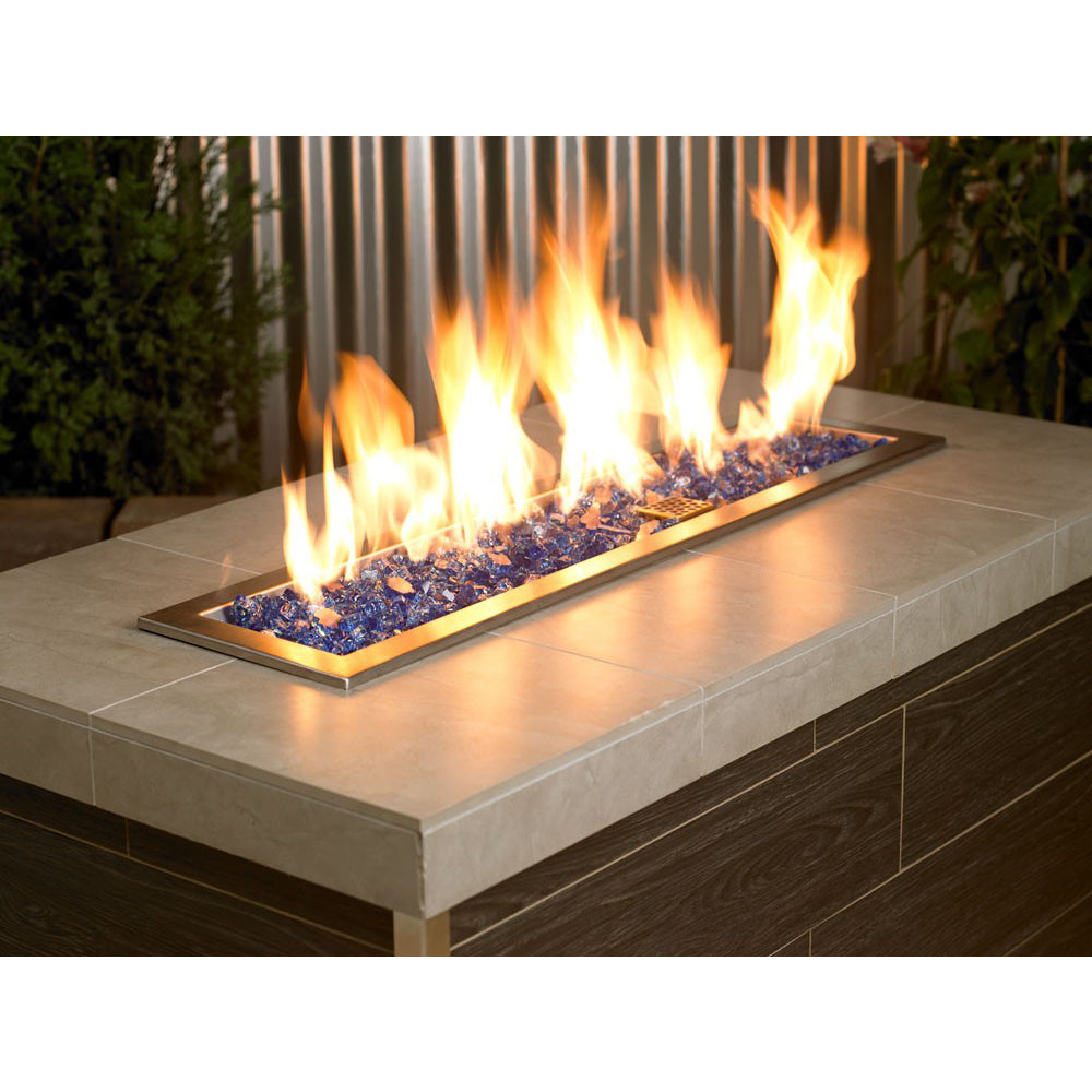 American Fireglass 10 Pound Bag 1/2 Inch Fireplace Glass, Cobalt Blue (Open Box)