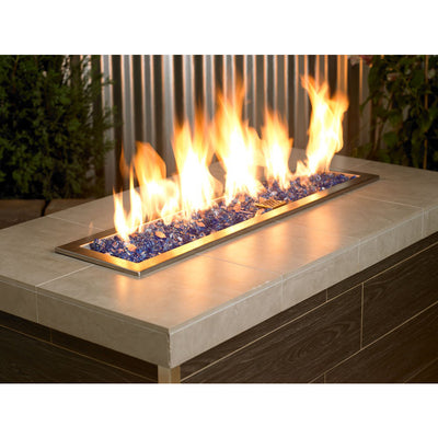 American Fireglass 10 Pound Bag 1/2 Inch Fireplace Glass, Cobalt Blue (Open Box)