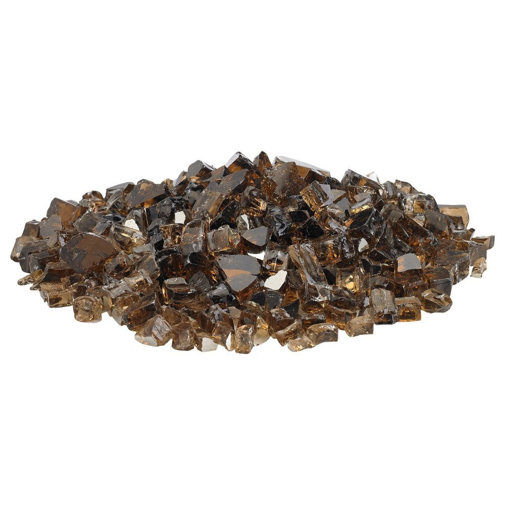 American Fire Glass 10 Pound Package 1/4 Inch Reflective Fire Glass, Copper