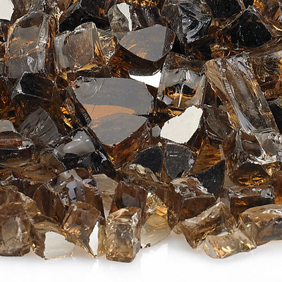 American Fire Glass 10 Pound Package 1/4 Inch Reflective Fire Glass, Copper
