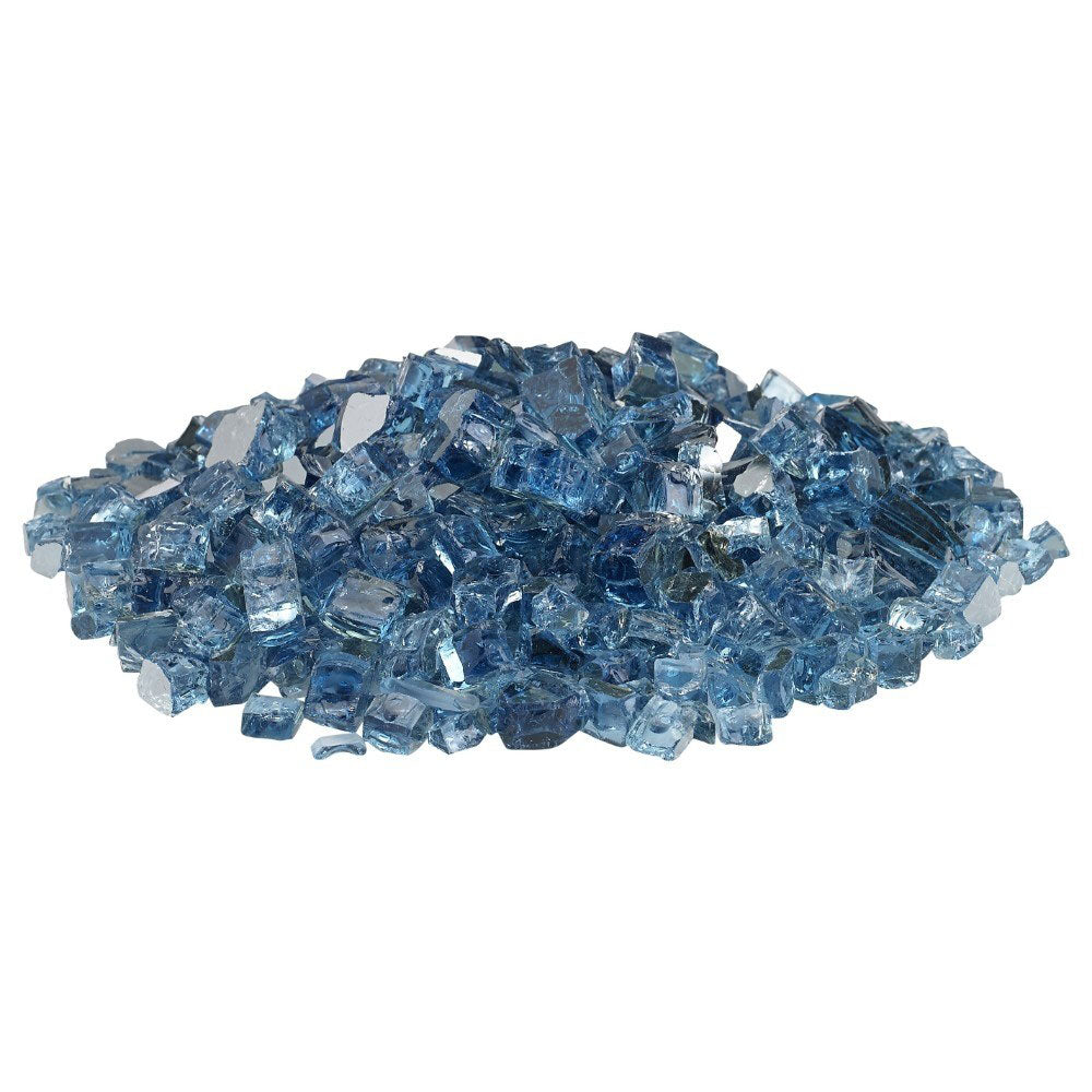 American Fire Glass 10 Pound Jar 1/2 Inch Reflective Fire Glass (Open Box)