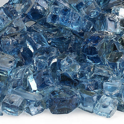 American Fire Glass 10 Pound Jar 1/2 Inch Reflective Fire Glass (Open Box)
