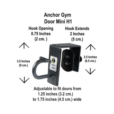 Anchor Gym Door Mount for Resistance Bands, Strength Training, & Yoga (Open Box) - VMInnovations
