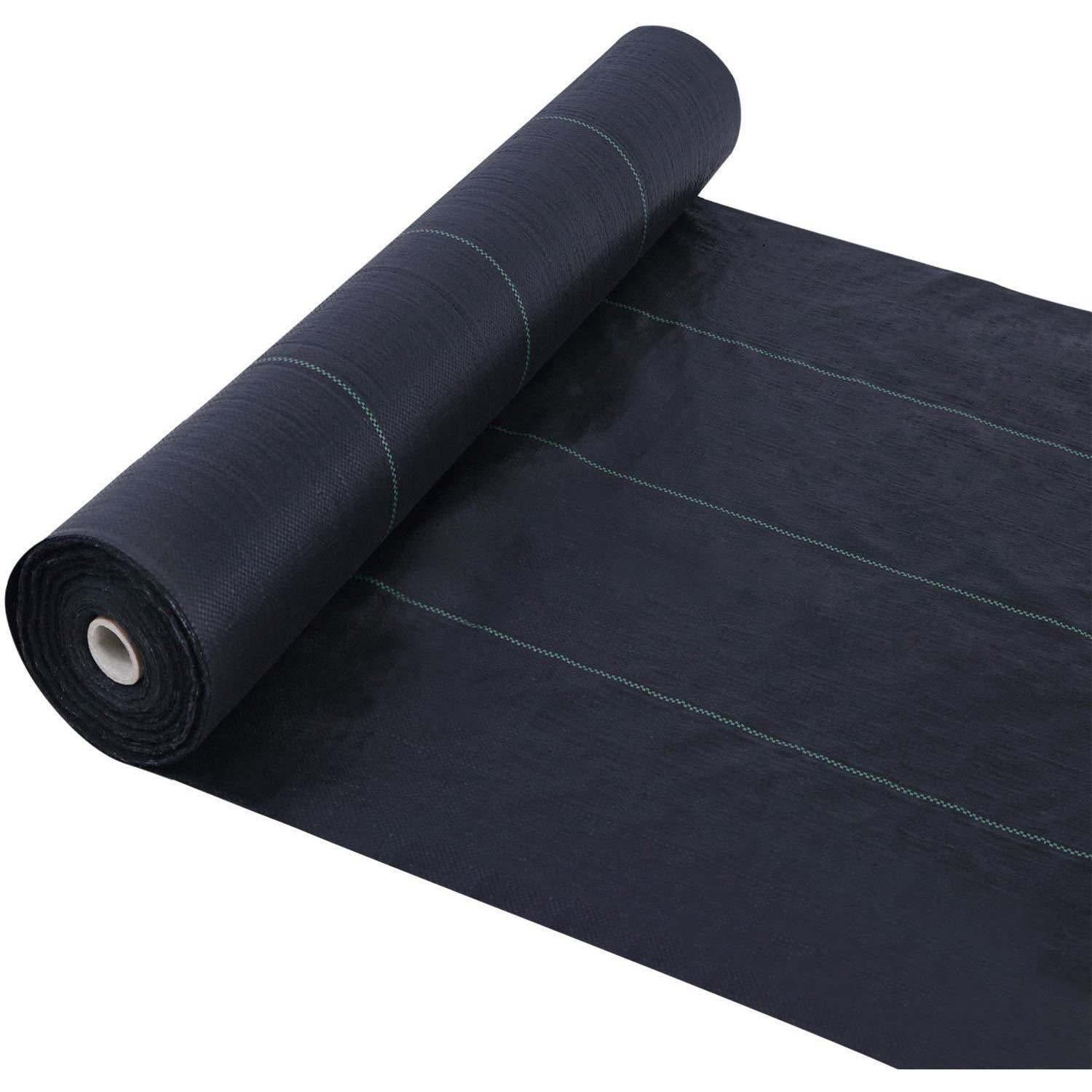 Agfabric 3oz Woven Weed Barrier Landscape Fabric, 3x100 Foot, Black (Open Box)
