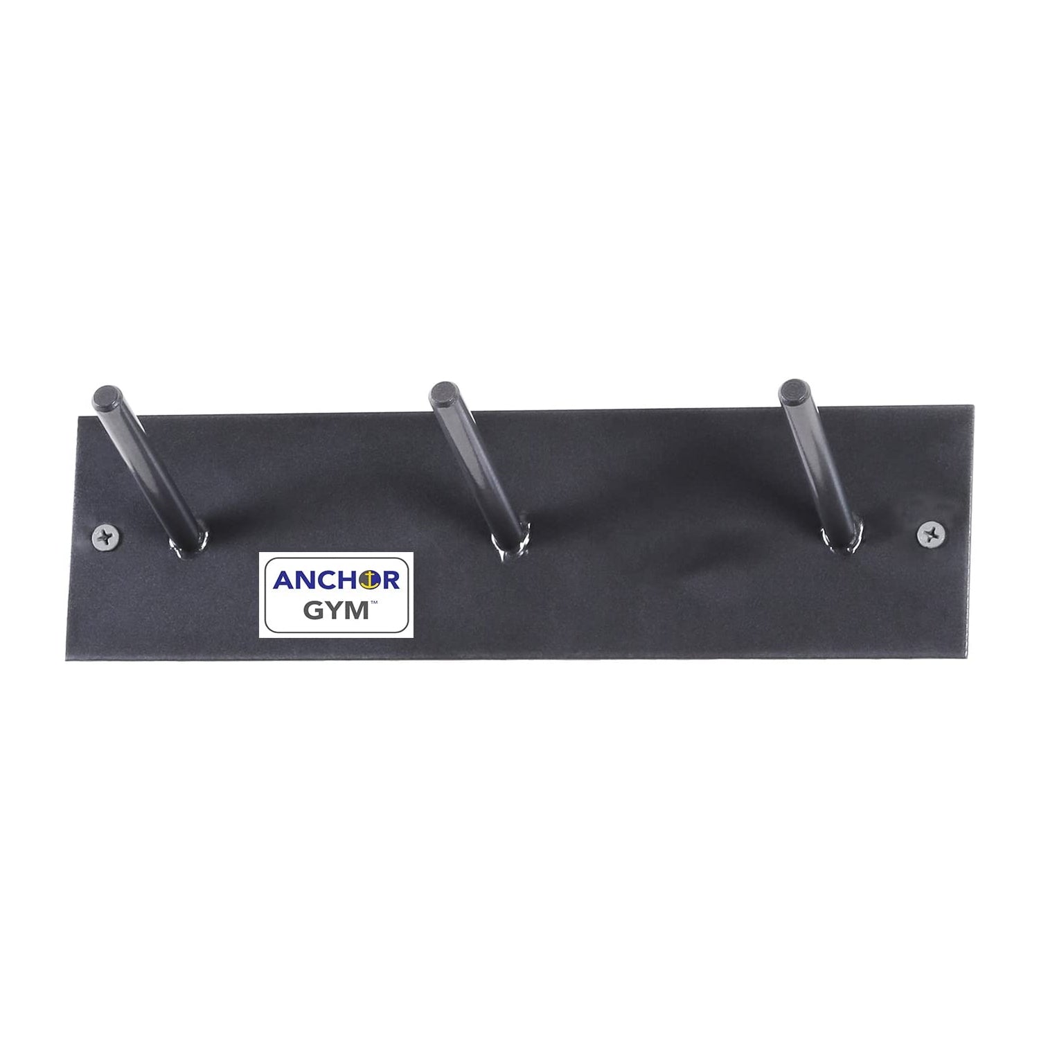 Anchor Gym Steel 3 Prong Fitness Accessory Wall Mount Storage Rack (Open Box) - VMInnovations
