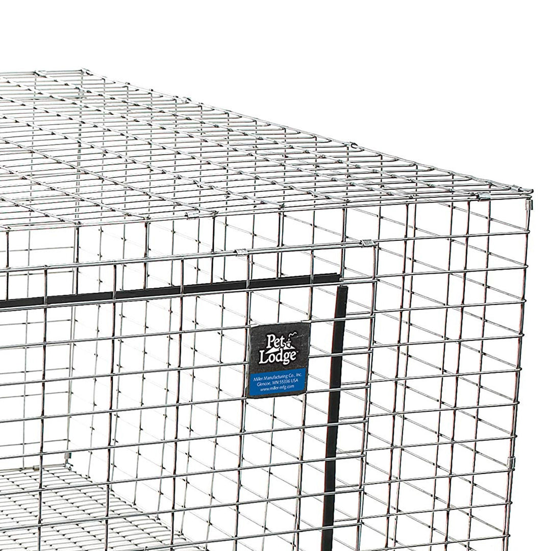 Little Giant Wire Rabbit Hutch Pet Lodge w/Galvanized Body&Door Guards(Open Box)