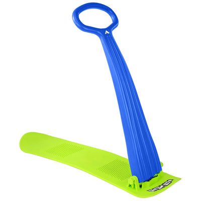 Airhead Kids Scoot Snow Scooter for Hills and Flats, Blue and Green (Open Box)