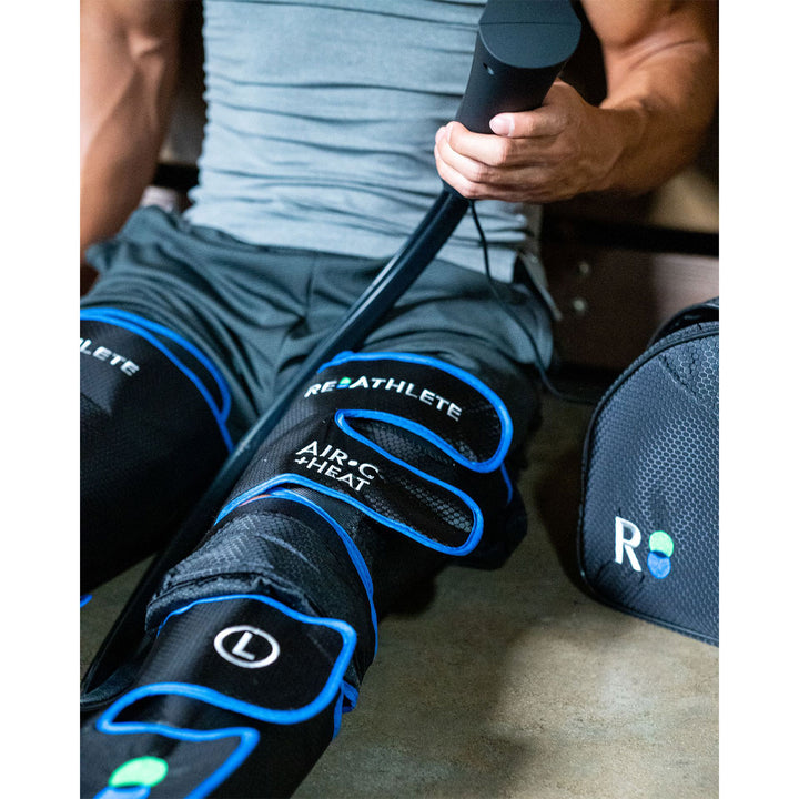 REATHLETE Leg Foot Compression Heating Pad Massage Boots w Controller (Open Box) - VMInnovations