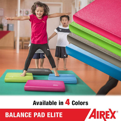 AIREX Elite Gym Physical Therapy Workout Yoga Exercise Foam Balance Pad, Gray