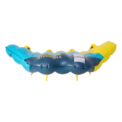 Airhead Carve Steerable 1 Person Inflatable Boat Towable Water Inner Tube Raft