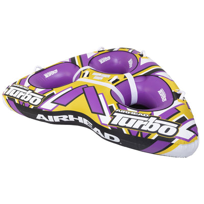Airhead Turbo 3 Person 81" x 107" Inflatable Boat Water Inner Tube (Open Box)