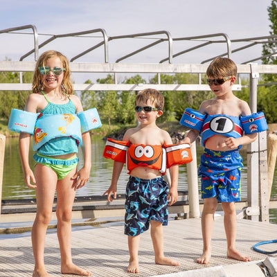 Airhead Water Otter Elite Kids Child Life Jacket Vest with Arm Bands (Open Box)
