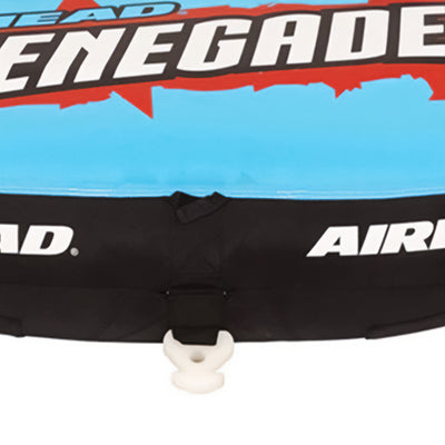 Airhead Renegade Inflatable Towable Water Tube Kit w/ Boat Rope & Pump (Damaged)