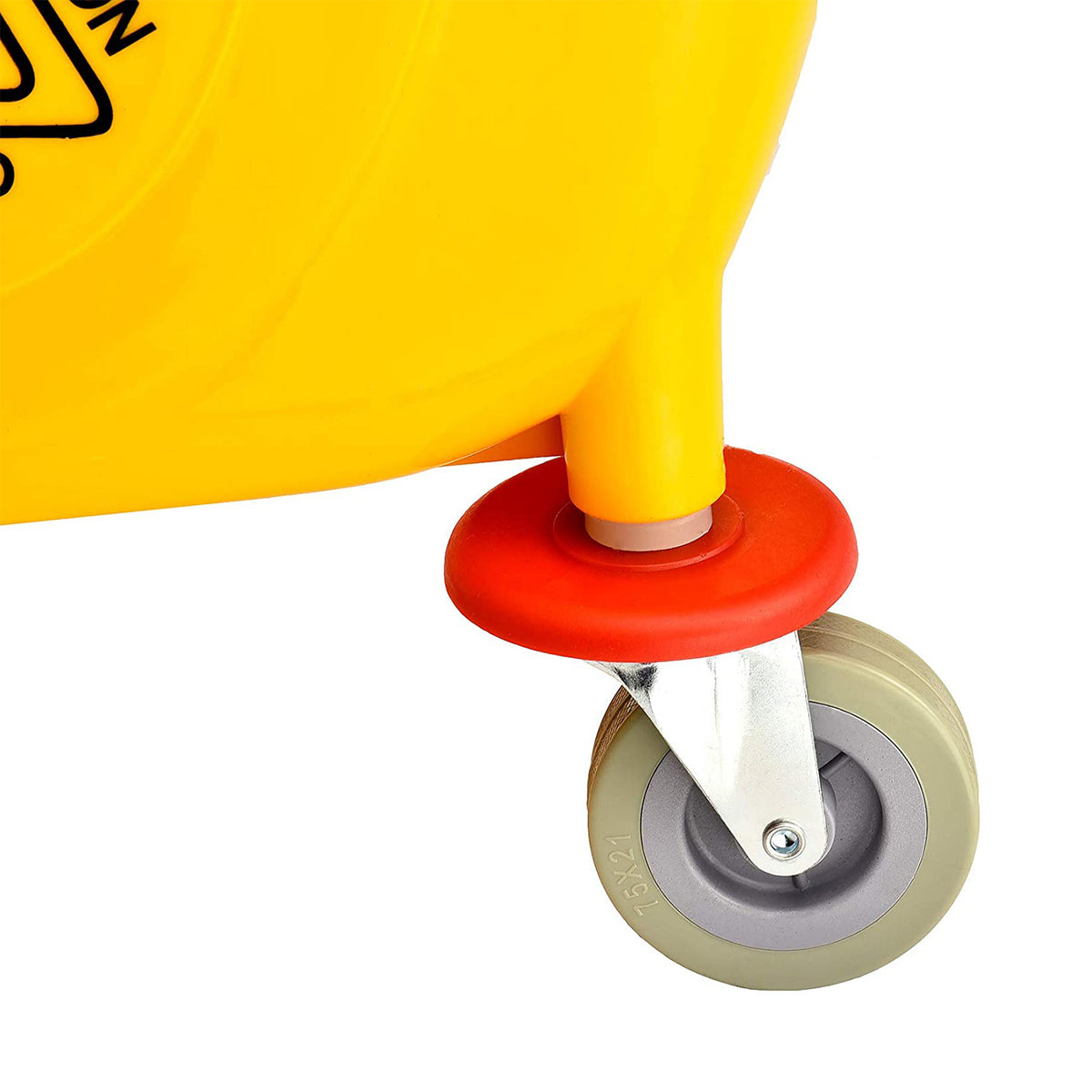 Alpine Industries 36 Quart Mop Bucket with Wringer & Wheels, Yellow (Open Box)