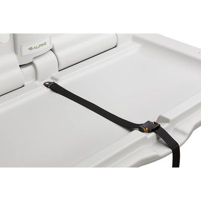 Alpine Industries Wall Mounted Fold Down Baby Diaper Changing Station, White - VMInnovations