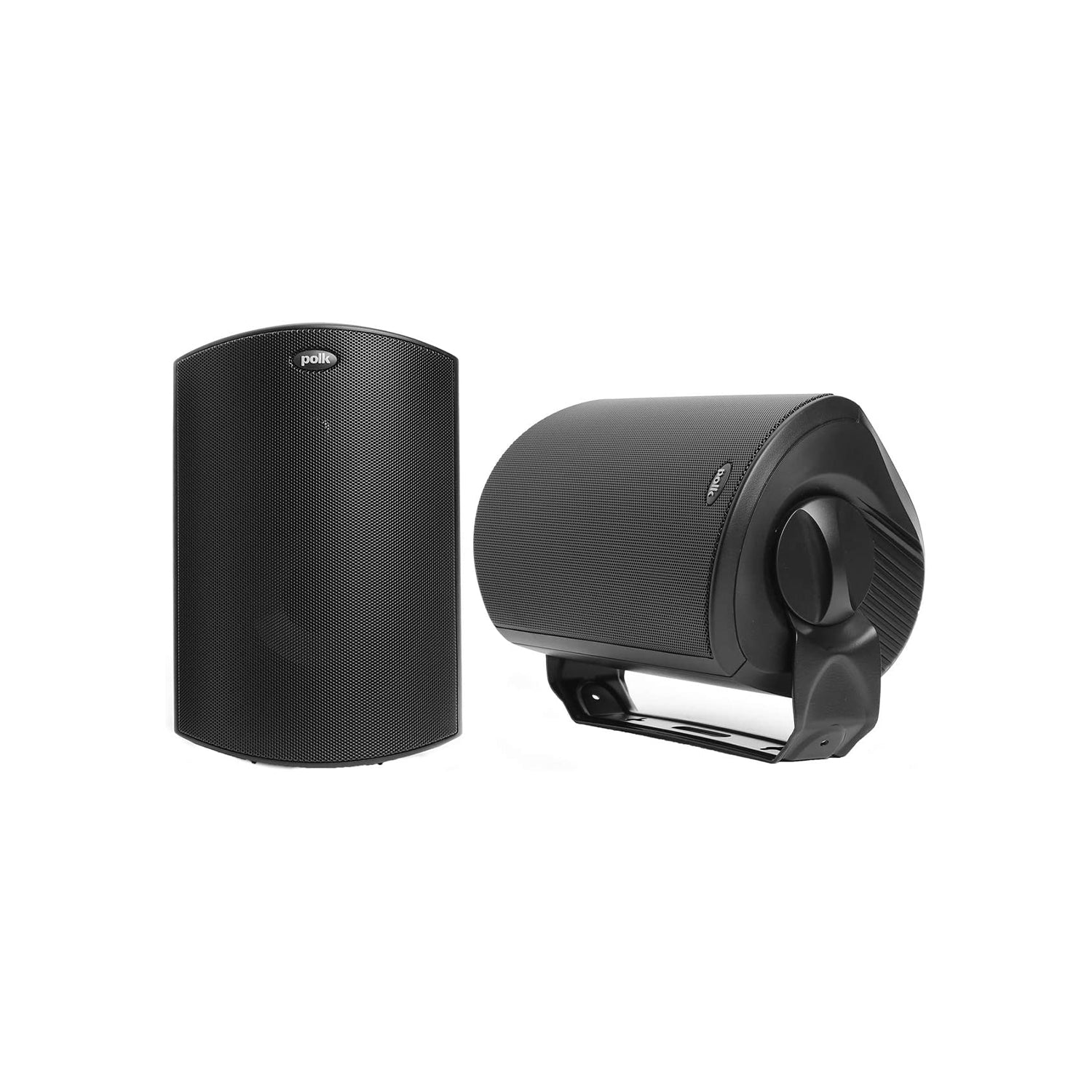Polk Audio AM6088 Atrium All Weather Outdoor Wall Mountable Loudspeakers, Black