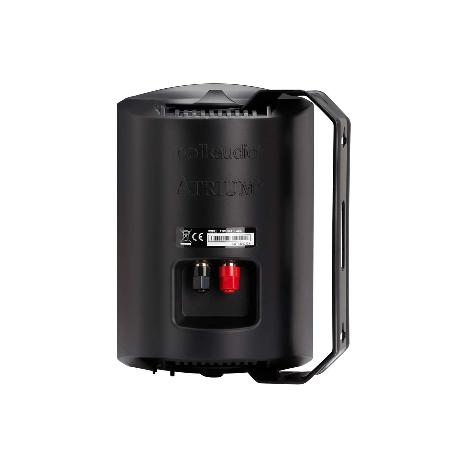 Polk Audio AM6088 Atrium All Weather Outdoor Wall Mountable Loudspeakers, Black