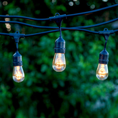Brightech Ambience Edison White LED Waterproof String Lights, 48 Ft. (Open Box) - VMInnovations