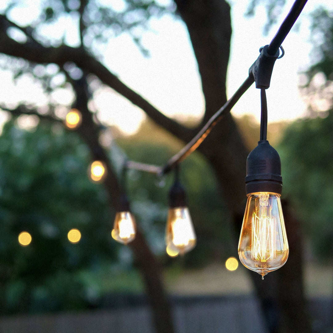 Brightech Ambience Vintage 48 Foot 40 Watt Vintage Bulb String Lights (Open Box) - VMInnovations