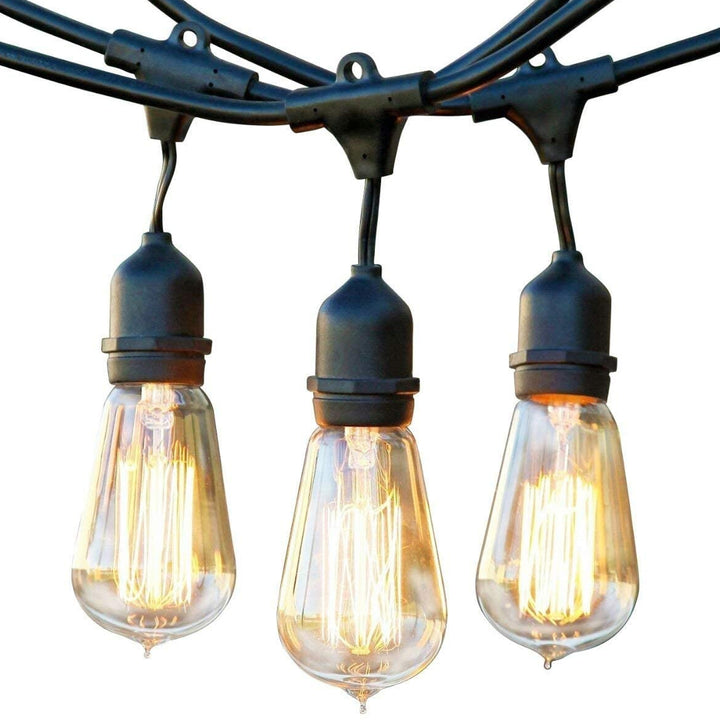 Brightech Ambience Vintage 48 Foot 40 Watt Vintage Bulb String Lights (Open Box) - VMInnovations