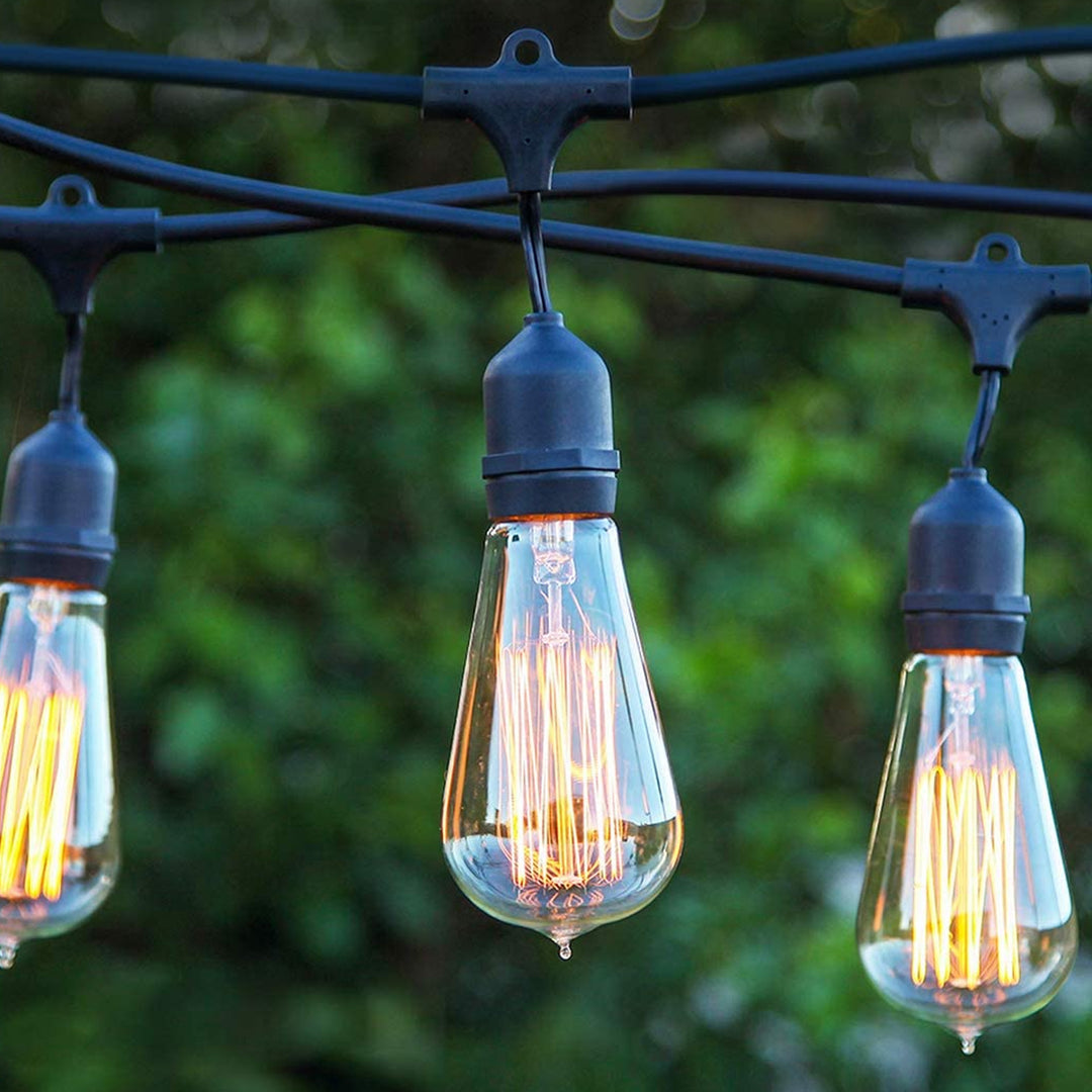 Brightech Ambience Vintage 48 Foot 40 Watt Vintage Bulb String Lights (Open Box) - VMInnovations