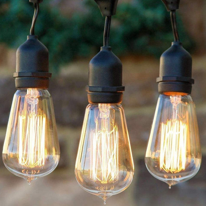 Brightech Ambience Vintage 48 Foot 40 Watt Vintage Bulb String Lights (Open Box) - VMInnovations