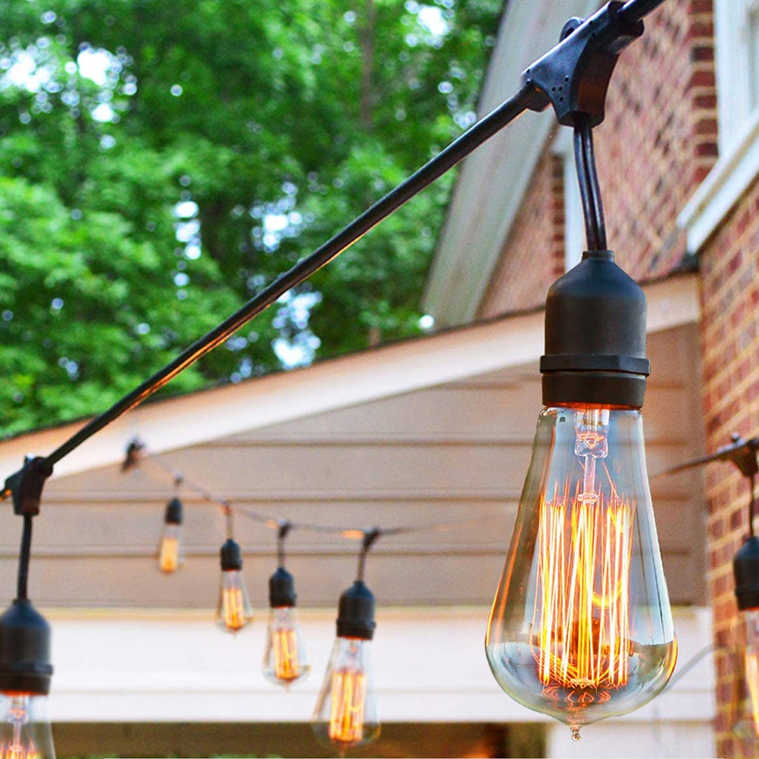 Brightech Ambience Vintage 48 Foot 40 Watt Vintage Bulb String Lights (Open Box) - VMInnovations