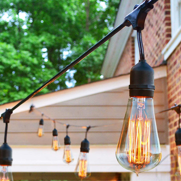 Brightech Ambience Vintage 48 Foot 40 Watt Vintage Bulb String Lights (Open Box) - VMInnovations