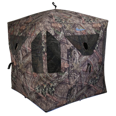 Ameristep Element 3 Person Fire Resistant Ground Blind, Mossy Oak (Open Box)