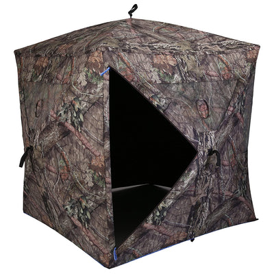 Ameristep Element 3 Person Fire Resistant Ground Blind, Mossy Oak (Open Box)