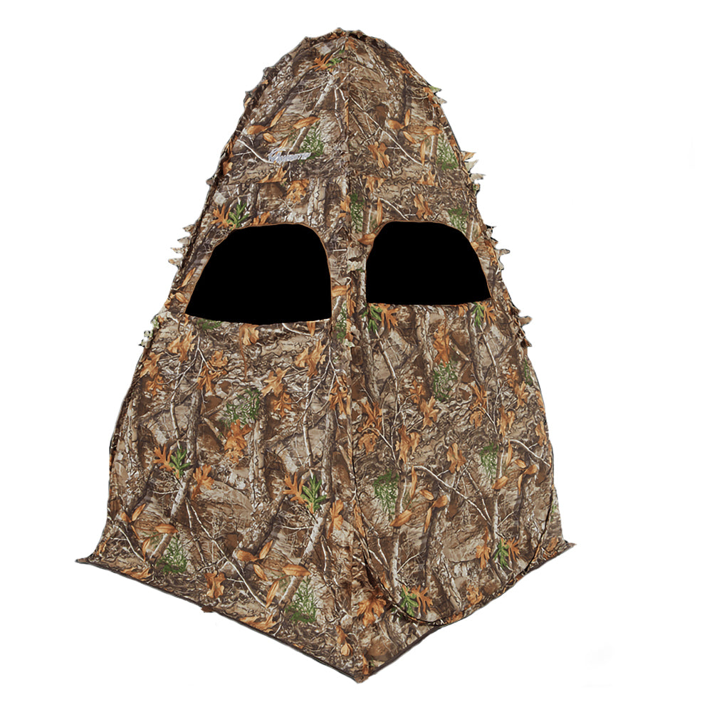 Ameristep 1 Person Mossy Oak 78-In Camouflage Outhouse Hunting Blind (Open Box)