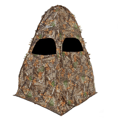 Ameristep 1 Person Mossy Oak 78-In Camouflage Outhouse Hunting Blind (Open Box)