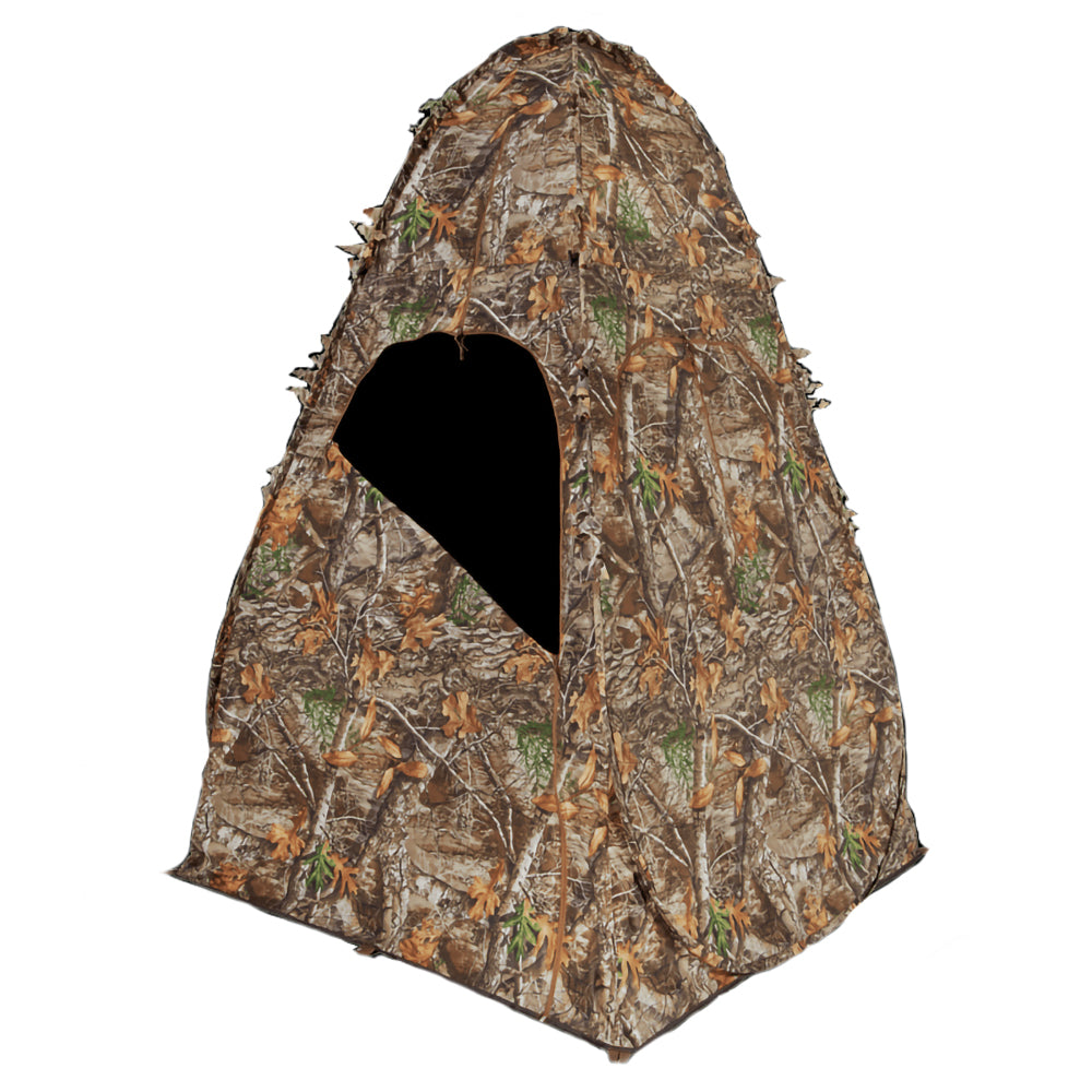 Ameristep 1 Person Mossy Oak 78-In Camouflage Outhouse Hunting Blind (Open Box)