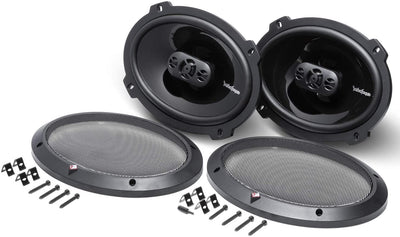 Rockford Fosgate P1694 6x9" 150W 4-Ohm 4-Way Car Coaxial Speakers Audio, Pair