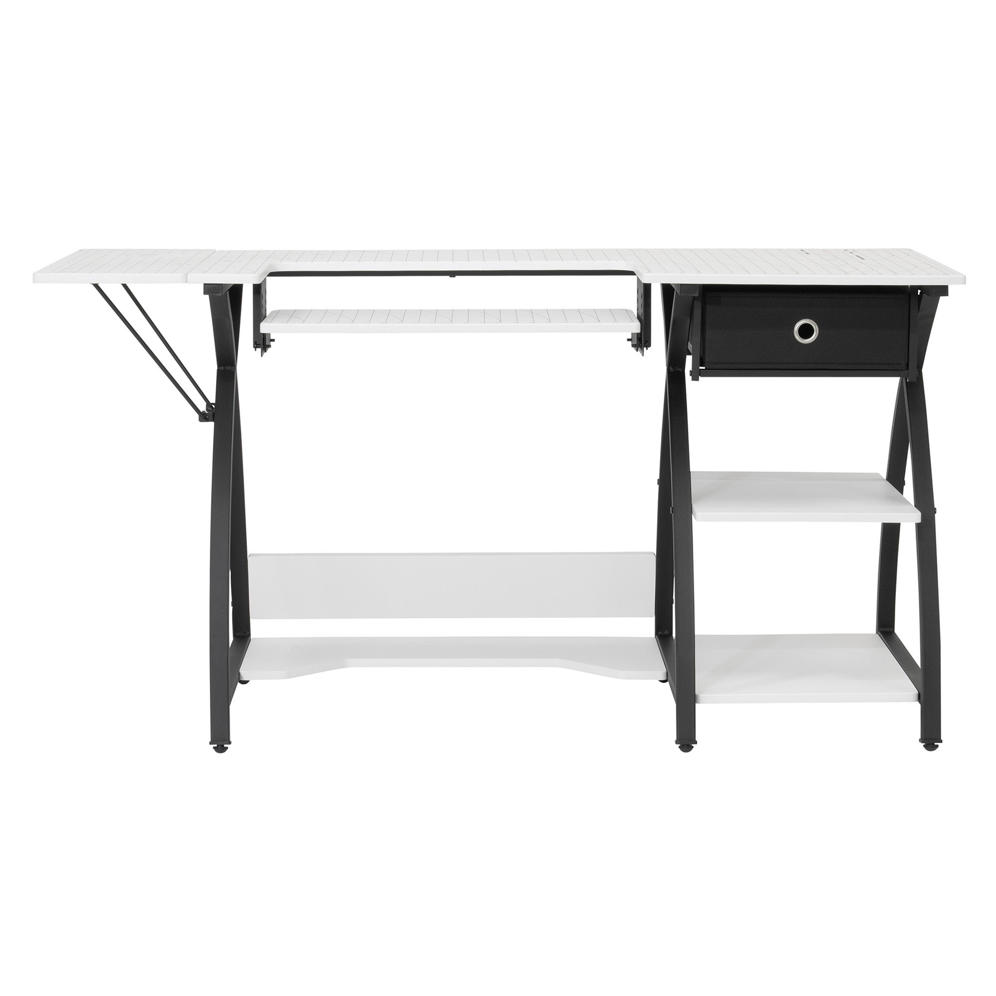 Sew Ready Comet Plus Craft Sewing Table with Accurate Fabric Cutting Grid-Top