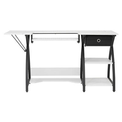 Sew Ready Comet Plus Craft Sewing Table with Accurate Fabric Cutting Grid-Top