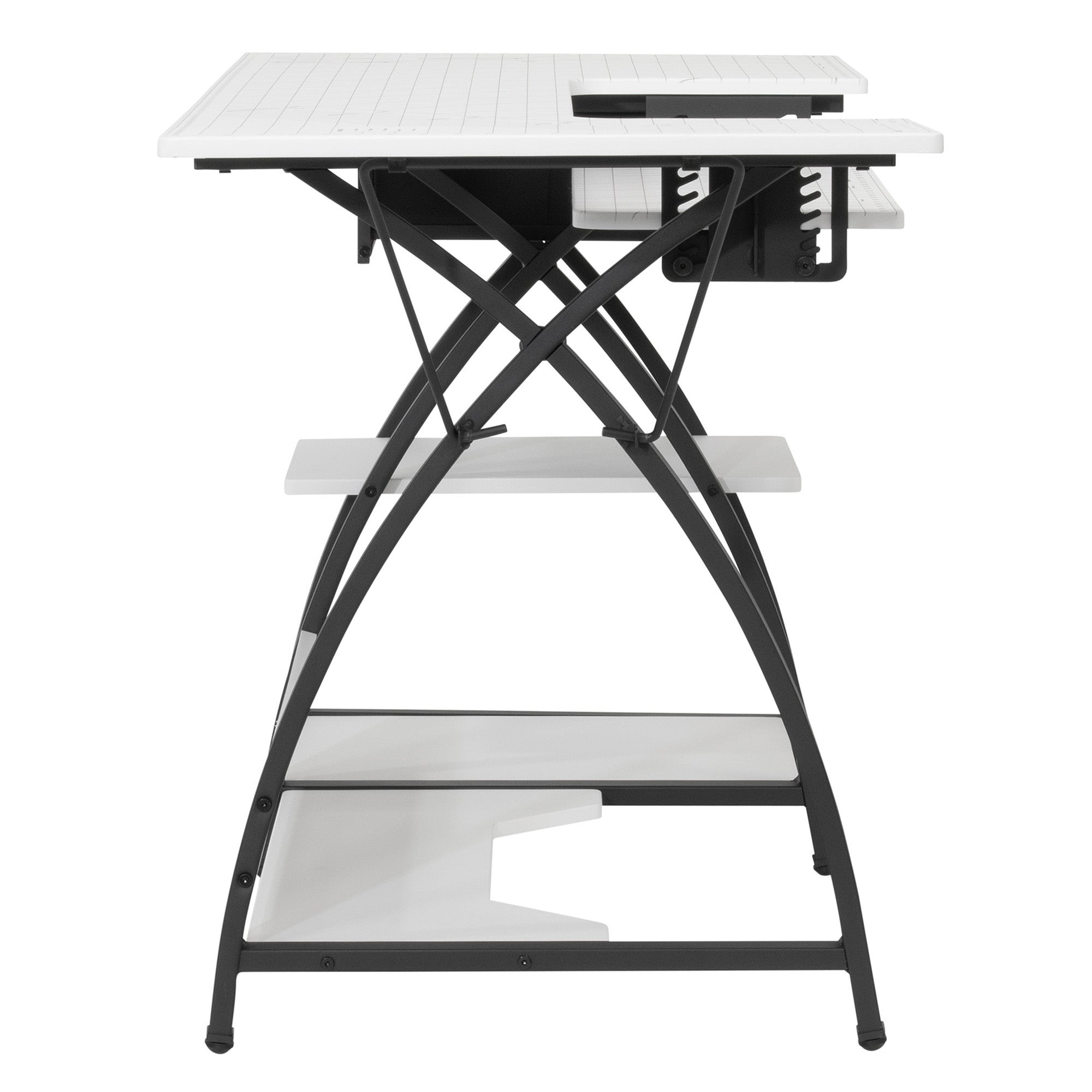 Sew Ready Comet Plus Craft Sewing Table with Accurate Fabric Cutting Grid-Top