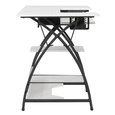 Sew Ready Comet Plus Craft Sewing Table with Accurate Fabric Cutting Grid-Top