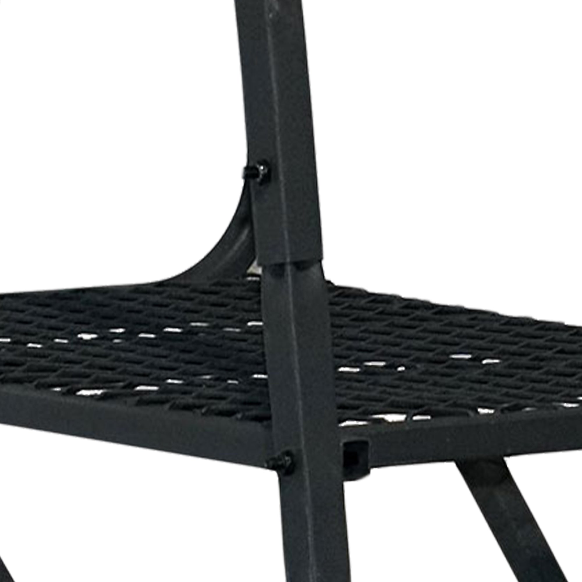Big Game XL 17.5' Ladder Treestand with Flip-Back Seat & Rail, Black (For Parts) - VMInnovations