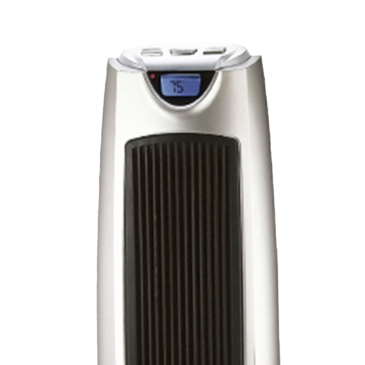 Geneva Ceramic Oscillating Tower Heater 2 Setting Fan w/Remote (Open Box)