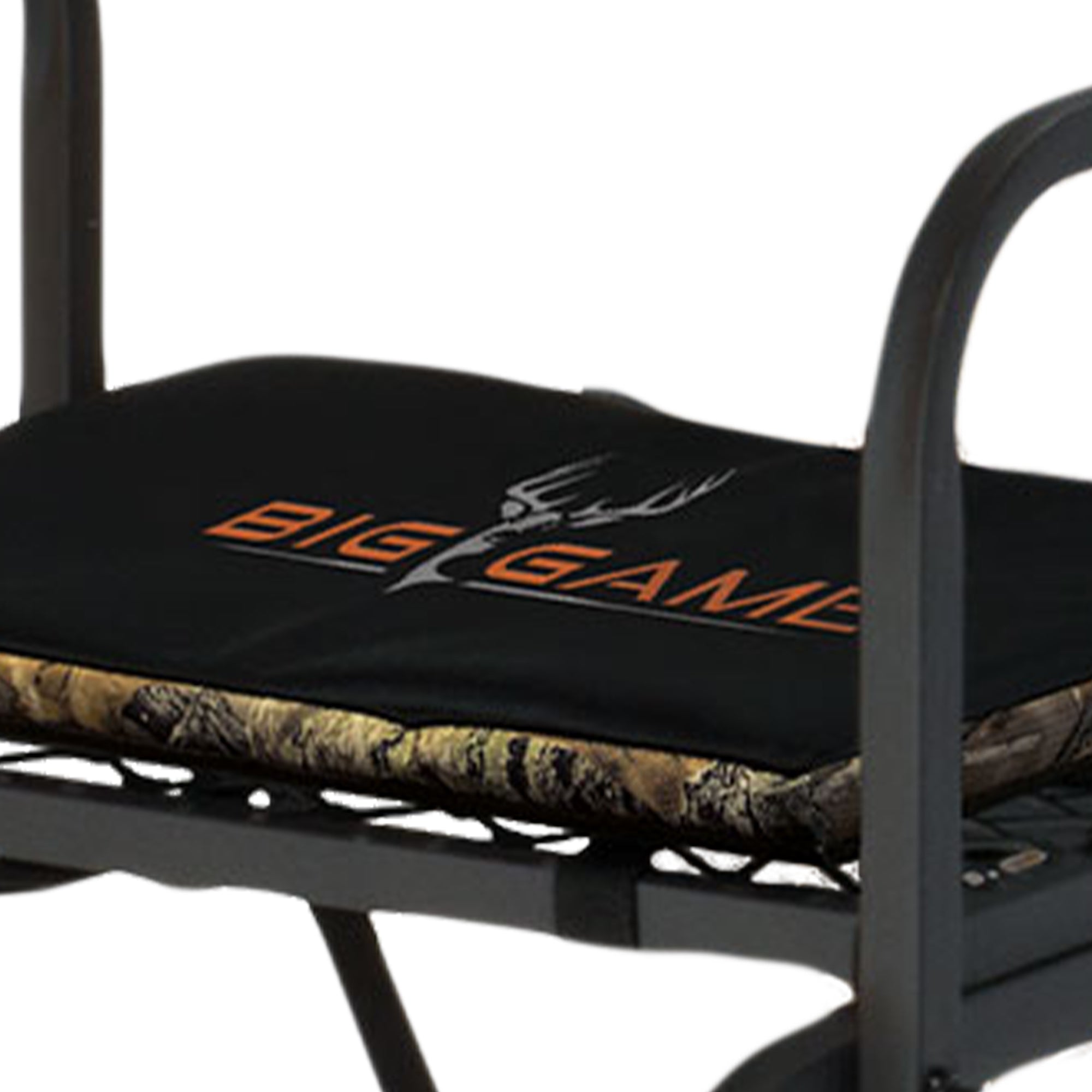 Big Game The Warrior Pro 1 Person Deer Hunting Ladder Climbing Tree Stand, Black