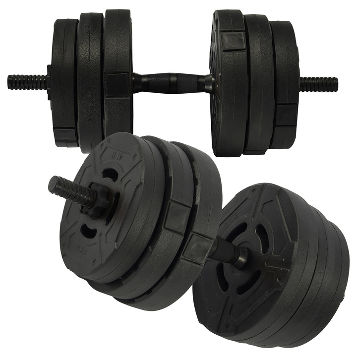 Fitvids 2 in 1 Adjustable Dumbbell Set, 60lbs Free Weights Set with Connector