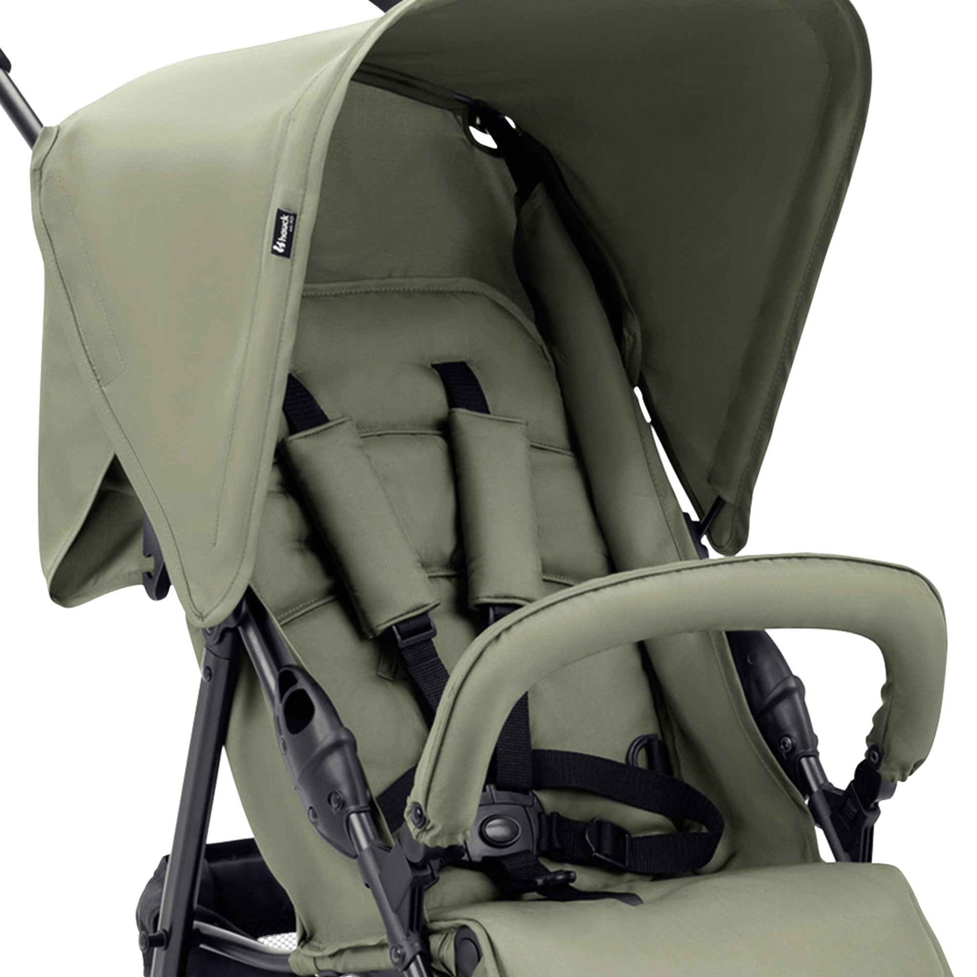 hauck Sport T13 Lightweight Compact Foldable Stroller Push Chair, Dark Olive - VMInnovations