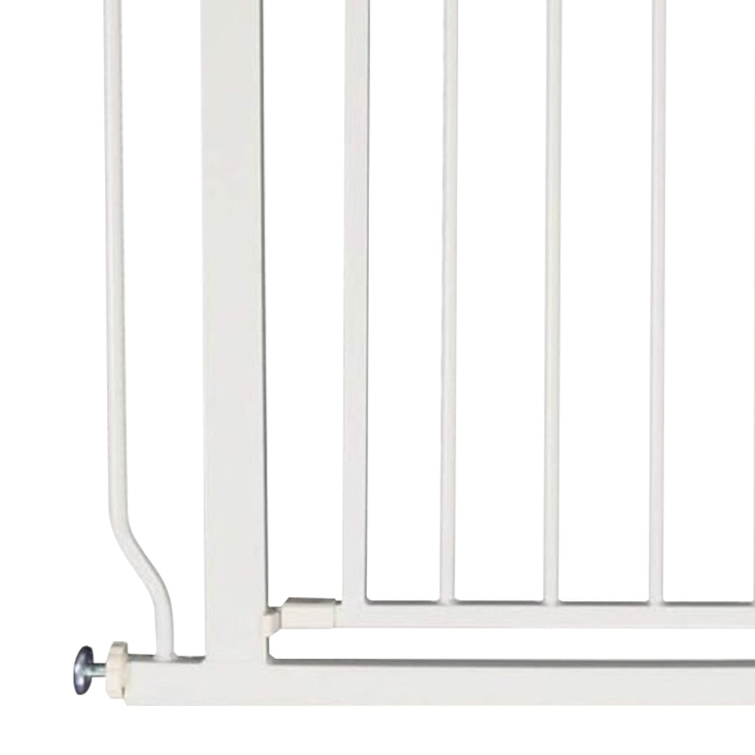 BalanceFrom Walk-Thru Safety Gate for Baby and Pets, 29.1-38.5"W, 30"H, White