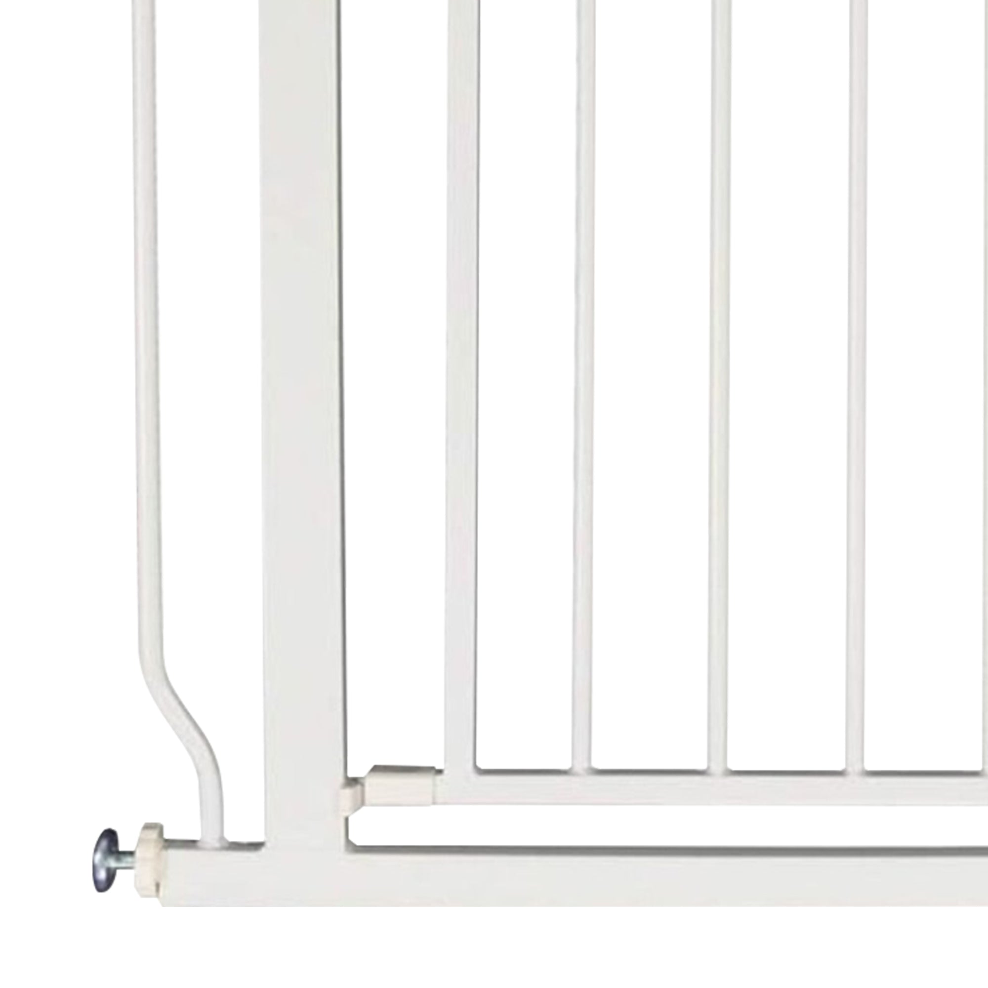 BalanceFrom Walk-Thru Safety Gate for Baby and Pets, White (Open Box)