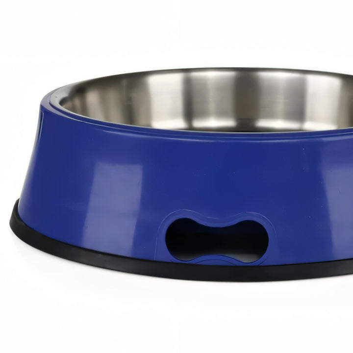 Farm Innovators 5.5 Quart Heated Water Bowl w/Stainless Insert, Blue (Open Box) - VMInnovations