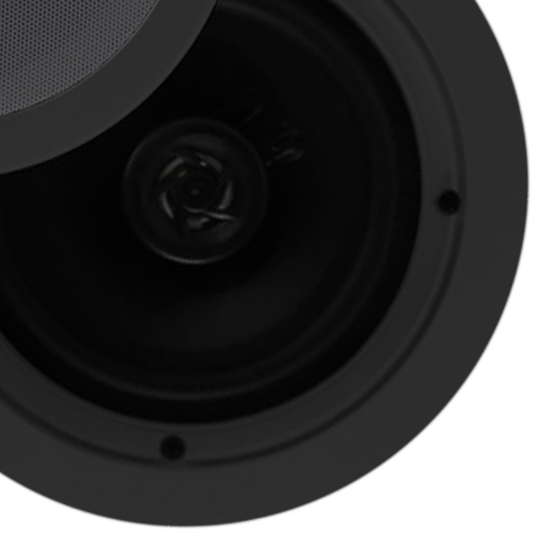 Pyle PDIC 200W 6.5" Flush In Wall/In Ceiling Speakers, Spring-Loaded Terminals - VMInnovations