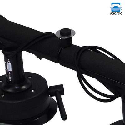 Vac Rac Pro Standard Vacuum Base T Bar Design Rod Rack Holds Up To 8 Rods, Black