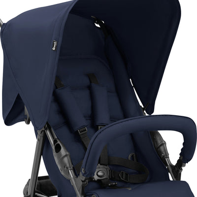 hauck Sport T13 Lightweight Compact Foldable Stroller Chair, Dark Blue(Open Box)